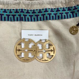 Tory Burch Miller Hoop Earings
